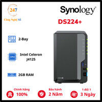 Thiết bị lưu trữ mạng NAS Synology DS224+