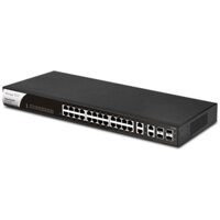 Thiết bị mạng DrayTek VigorSwitch G1282 (24 port LAN Gigabit +4 SFP port gigabit)