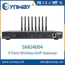 Thiết bị mạng GSM 4 kênh Sim di động Synway SMG4004