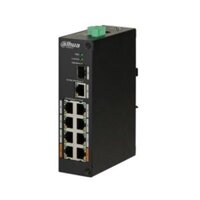 Thiết bị mạng HUB - SWITCH POE Dahua DH-PFS3110-8ET-96 (Switch PoE hai lớp Unmanaged, cổng giao tiếp: 1*1000Mbps BASE-X, chống sét 6KV)