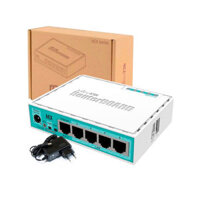 Thiết Bị Mạng Mikrotik RouterBOARD HEX 5 Ports Router Gigabit PoE – RB750Gr3