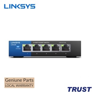 Thiết bị mạng Switch Linksys 5 Port LGS105