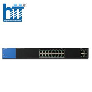 Thiết bị mạng Switch Linksys LGS318P, 18 ports P0E