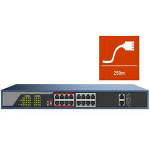 Thiết bị mạng Switch POE HDParagon HDS-SW1016POE