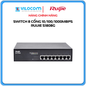 Thiết bị mạng Switch Ruijie RG-S1808G, 16 cổng