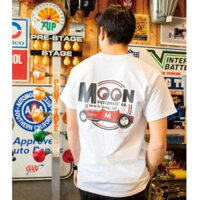 Thiết bị mặt trăng 100% cotton Áo thun Roadster màu đỏ