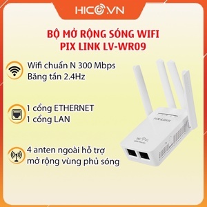 Thiết bị mở rộng sóng wifi PIX-LINK LV-WR09