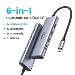Thiết bị mở rộng Type C Sang HDMI Ugreen 60384