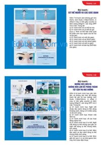 Thiết bị môn Tự nhiên và xã hội lớp 1 -Bộ tranh: Những việc nên và không nên làm để phòng tránh tật cận thị học đường (6 tờ)