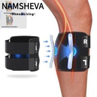 Thiết bị nẹp giảm đau thần kinh tọa NAMSHEVA, Nẹp giảm đau thần kinh tọa nén chống trượt có thể điều chỉnh, với miếng đệm áp suất kép Dây đai bắp chân ổn định thoáng khí