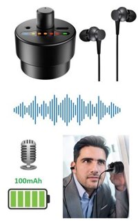 Thiết bị nghe lén xuyên tường được giấu kín - khuếch đại âm thanh 15K + tai nghe