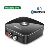 Thiết bị nhận Bluetooth 5.0 Music Receiver cho loa,amply hỗ trợ cổng 3,5mm+RCA chính hãng Ugreen UG-30445 cao cấp