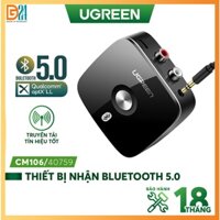 Thiết Bị Nhận Bluetooth UGREEN CM106 40759 - Hàng Phân Phối Chính Hãng - Bảo Hành 18 Tháng