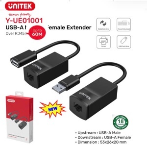 Thiết bị nối dài USB qua cáp mạng Unitek Y-2505