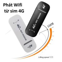 Thiết bị phát sóng Wifi từ sim 4G LTE 150Mbps nhỏ gọn tiện lợi cắm cổng usb
