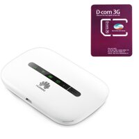 Thiết bị phát wifi 3G không dây Huawei E5330 Và 01 Sim 3G Viettel Có sẵn 9Gb + Tài Khoản (Trắng) [bonus]