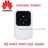 Thiết bị Phát Wifi Cầm Tay từ sim 3G/4G rs803 Hàng Nhập Khẩu Chính Hãng Hỗ Trợ Đa Mạng Kết Nối Mạng Nhanh