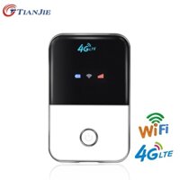 Thiết Bị Phát Wifi  Tianjie 3G 4G Lte Di Động Không Dây Kích Khe Cắm Sim Có Màn Hình Hiển Thị MF825s