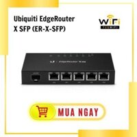 Thiết bị Router cân bằng tải Ubiquiti EdgeRouter X SFP (ER-X-SFP), 1 port quang và 5 ports Gigabit Ethernet với ngõ ra Passive PoE.