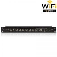 Thiết bị Router cân bằng tải Ubiquiti EdgeRouter PRO (ER-PRO-8), 6 Cổng mạng 1G +2 Cổng Combo 1G đồng/quang ( RJ45/SFP ), hỗ trợ 1000 user