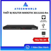 Thiết Bị Router Mikrotik RB3011UiAS-RM Chịu Tải 300 Users - Hàng Chính Hãng - Bảo Hành 12 Tháng - Có Xuất VAT