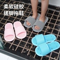 Thiết bị rửa chân lười biếng, dép chà chân, bàn chải chân, bàn chà chân, dụng cụ tẩy da chết, bàn chà chân silicone, dụng cụ massage cho phòng tắm NTMV