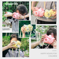 Thiết bị súng bong bóng tự động Đồ chơi điện nạp nước bong bóng