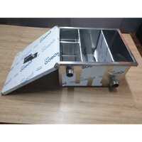 Thiết bị tách dầu mỡ, bể tách mỡ-Bẫy mỡ inox 50 lít, 40 lít