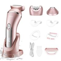 Thiết bị tẩy lông 3 trong 1 Máy cạo râu dao hồng Máy cạo lông nữ Máy sạc điện Lady