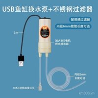 Thiết bị thay nước bể cá, máy bơm nước điện, bể cá, bể rùa, thay nước tự động, thêm nước, lọc nước, bơm chìm tự mồi UWKK