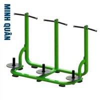 Thiết bị thể dục ngoài trời: Dụng cụ tập xoay eo 3 đĩa