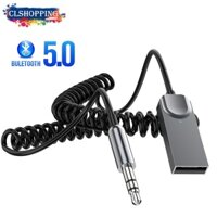 Thiết Bị Thu Phát Bluetooth 5.0 Cổng Usb Sang Giắc Cắm 3.5Mm Cho Xe Hơi