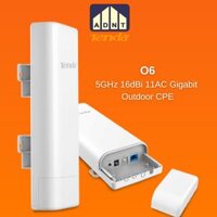 Thiết bị thu phát wifi ngoài trời tốc độ cao phạm vi 10km CPE O6 Tenda hàng chính hãng