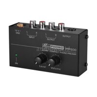 Thiết bị tiền khuếch đại Phono box Preamp siêu nhỏ gọn với điều khiển mức và âm lượng đầu vào/đầu ra Chất âm Sáng đều