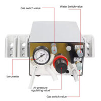 Thiết bị tua bin nha khoa di động có ống tiêm Vỏ kim loại hút 4 lỗ Ống tay khoan Phụ kiện dụng cụ nha khoa