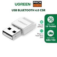 Thiết bị USB thu phát Bluetooth 4.0 UGREEN US192 cho máy tính laptop  PKCNH