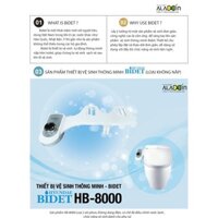 Thiết bị vệ sinh Hyundae Bidet 2 vòi phun HB-8000