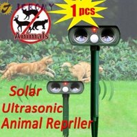 Thiết Bị Xua Đuổi Mèo Bằng Sóng Siêu Âm Chạy Bằng Năng Lượng Mặt Trời