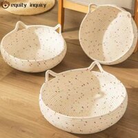 Thiết BỊ YÊU CẦU Dệt Giỏ Thú Cưng Ấm cúng Mèo Túi Ngủ Nhà