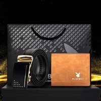 Thiết kế 2023 - Quà tặng noel/ quà tặng valentine-Lễ tình nhân/ Quà tặng sinh nhật/ COMBO Ví da nam + Thắt lưng/ Dây nịt