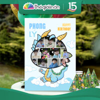 THIẾT KẾ ẢNH SINH NHẬT CHO BÉ - KHUNG ẢNH THÔI NÔI BÉ - IN ẢNH THEO YÊU CầU - KHUNG ẢNH 12 THÁNG -THIẾT KẾ THEO YÊU