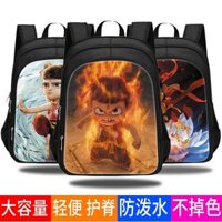 [Thiết kế chống thấm nước] 2025 Phong cách mới Phim siêu Hot Nezha 's Demon Boy Túi đi học biển ma ám Một hai ba đến sáu lớp Ba lô hoạt hình bé trai