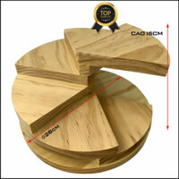 [Thiết kế chuẩn Nhật] Khay gỗ trang trí món ăn Sushi Nhật Bản bậc thang 6 tầng Hình tròn - chuyên dụng cho nhà hàng Nhật