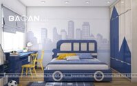 Thiết kế giường ngủ ô tô cho bé trai – BT26