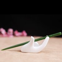 Thiết kế gốc Xiuyu Runyu kẹp tóc tassel handmade cho phụ nữ, kẹp tóc phong cách retro, phụ kiện tóc Hanfu, quà tặng lắc bước