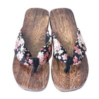 Thiết kế gót ống hút guốc gỗ Giày thêu Giày đế phẳng Thiết kế đế tắc Phong cách Trung Quốc Giày thêu Dép gỗ Dép xỏ ngón Nữ cos Dép đi chơi Dép nữ Dép gỗ nữ Dép gỗ mặc ngoài 02.26