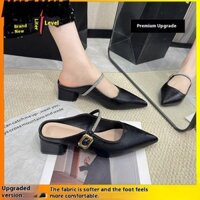 Thiết kế khóa dây giày Muller mũi nhọn mới