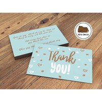 (THIẾT KẾ MIỄN PHÍ) IN ẤN DANH THIẾP, THIỆP CẢM ƠN DÀNH CHO CỬA HÀNG