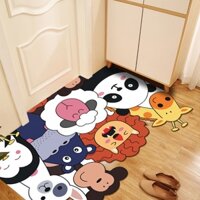 Thiết Kế Mới Hoạt Hình In Hình Phòng Tắm Phòng Ngủ PVC Thảm Cửa Chống Trơn Trượt / Thảm Trải Sàn Thảm Tắm Dễ Thương /