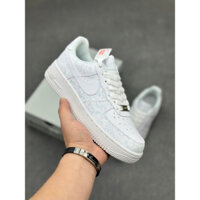 Thiết Kế Mới Nk Không Quân 1 07 'Thấp Af1 Owcm Thấp Top Màu Xanh Và Trắng Sứ Sneakers Unisex Người Đàn Ông Giày Phụ Nữ Giày